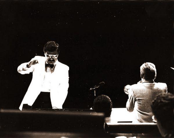 Conducting the L.A. Philharmonic, Hollywood Bowl, for Doc Severinsen (1988)