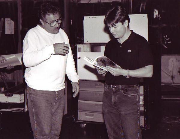 with Esa-Pekka Salonen, sharing disbelief in George Antheil's B.S. (1998)