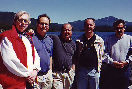 At Lake Placid w/Bob Brookmeyer, Jim Thompson, Ed Carroll, Bob Malone (1996)